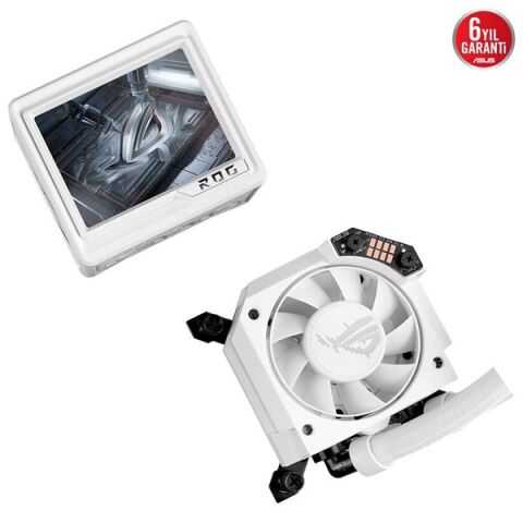 ASUS 360MM ROG RYUJIN III 360 ARGB EXTREME WHITE AM5-1851P SIVI SOĞUTMALI İŞLEMCİ FANI BEYAZ