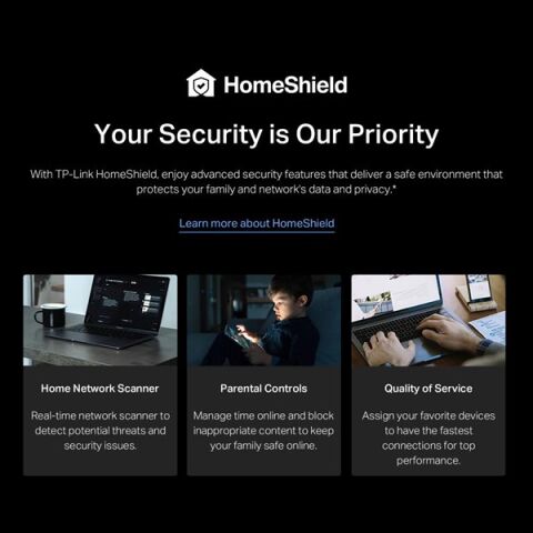 TP-LINK ARCHER BE220 BE3600 WIFI7 DUAL BAND ROUTER