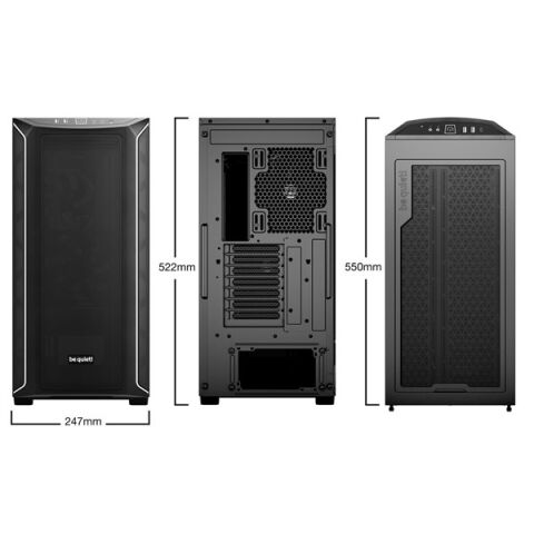 BEQUIET SHADOW BASE 800DX BGW61 GAMING EATX PC KASASI