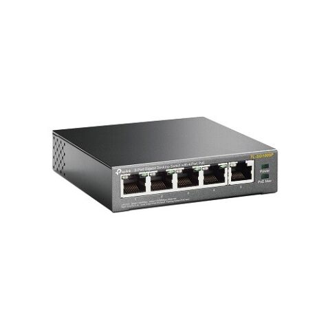 TP-LINK 5port 63w 4port PoE TL-SG1005P GIGABIT Yönetilemez Switch