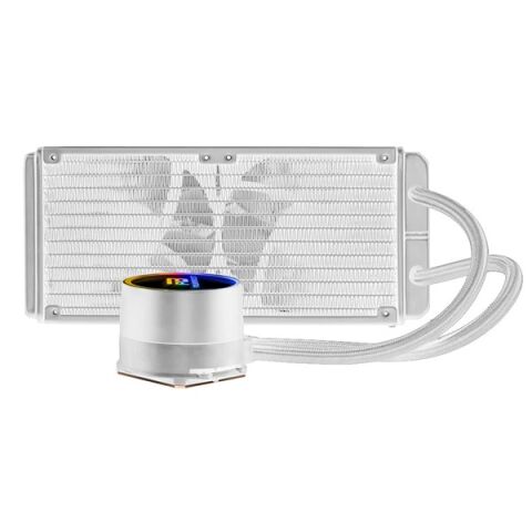 POWERBOOST 240mm DEEP PB-LCS-PI240-W ARGB Sıvı Soğutmalı AM5-1851p İşlemci Fanı Beyaz