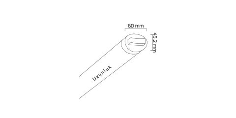 Goya Gy 8072-94 Karanlık Bölge Sarkıt Linear Armatür