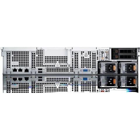 DELL 2xSilver 4410Y R760XS R760XS_1 128GB DDR5 RDIMM- 4x3.84TB SSD 2x1100w Titanium 2U Rack Sunucu