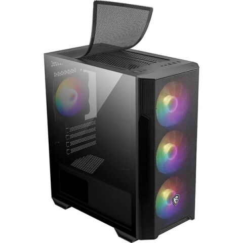 MSI MAG FORGE M100R Gaming Mid-Tower PC Kasası Kutu Açık (Outlet)