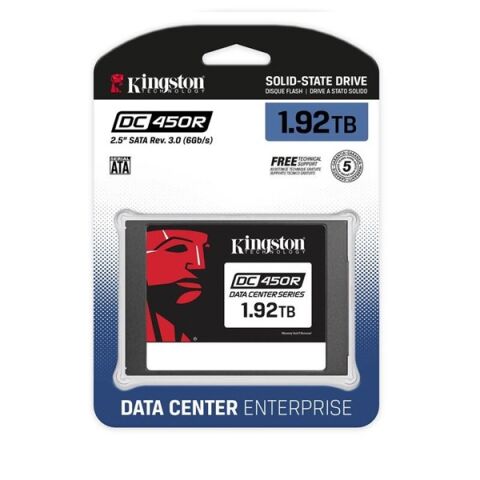 KINGSTON 2,5'' 1.92tb DC450R SEDC450R/1920G 555MB/s 525MB/s SATA 3 (6Gb/s) Enterprise SSD