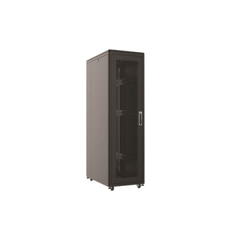 AGER 32U   2li Fan 800x1000mm Dikili Tip Siyah Kabinet Vega AG-VB32U8010S1 Cam Kapak