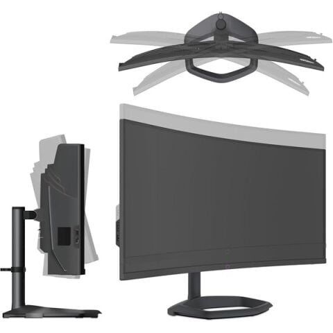 COOLERMASTER 34'' VA GM34-CWQ 0.5MS 165HZ HDMI-DP USBC KAVISLI GAMING MONİTÖR 3440X1440