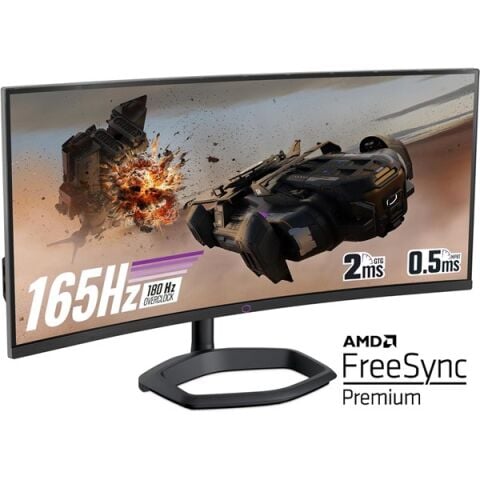 COOLERMASTER 34'' VA GM34-CWQ 0.5MS 165HZ HDMI-DP USBC KAVISLI GAMING MONİTÖR 3440X1440