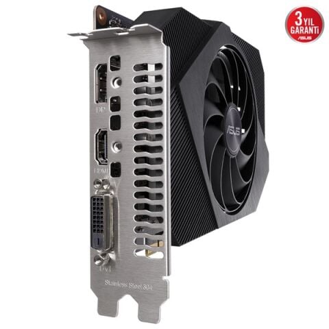 ASUS GTX1650 4GB PH-GTX1650-O4GD6-P-V2 GDDR6 128bit HDMI DP PCIe 16X v4.0