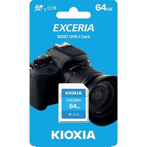 <![CDATA[KIOXIA SDHC 64GB EXCERIA LNEX1L064GG4 Hafıza Kartı]]>