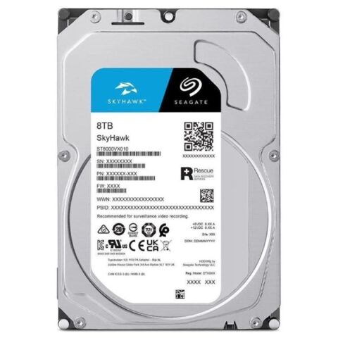 SEAGATE 3.5'' 8TB SKYHAWK ST8000VX009 5400 RPM 256MB SATA-3 Güvenlik Diski