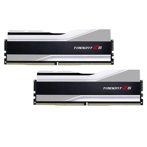 GSKILL 32GB (2X 16GB) DDR5 6000MHZ CL36 RGB DUAL KIT PC RAM TRIDENT Z5 SILVER F5-6000U3636E16GX2-TZ5S