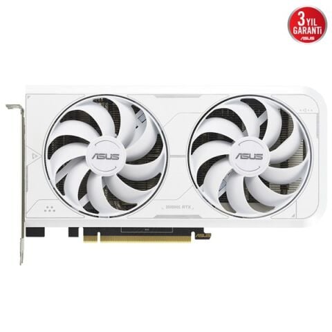 ASUS RTX3060TI 8GB DUAL RTX3060TI-O8GD6X WHITE GDDR6X 256 Bit HDMI DP PCIe 16X v4.0