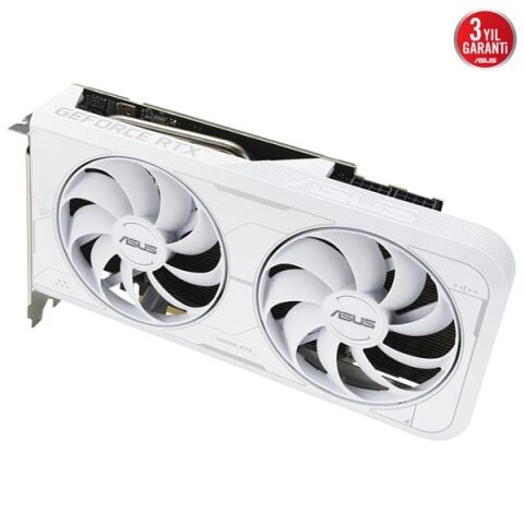 ASUS RTX3060TI 8GB DUAL RTX3060TI-O8GD6X WHITE GDDR6X 256 Bit HDMI DP PCIe 16X v4.0