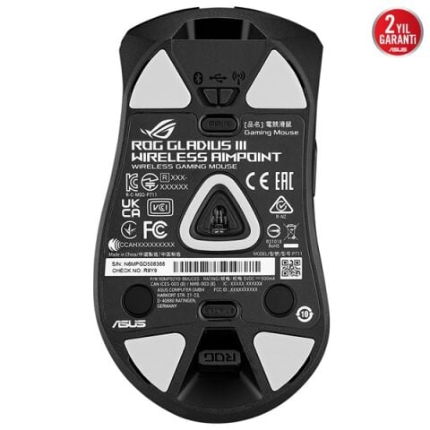 ASUS ROG GLADIUS III AIMPOINT Kablosuz 26.000DPI Gaming Mouse