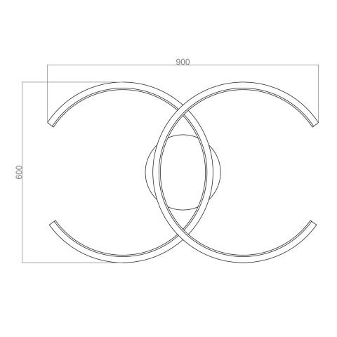 Plafonyer Led Avize PLA30076A Sırta Plafonyer