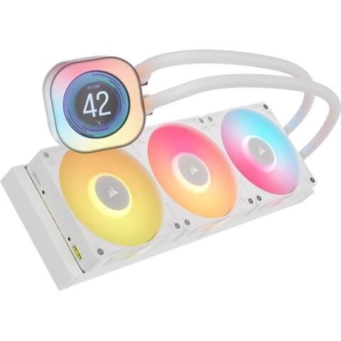 CORSAIR 360MM TITAN 360RX LCD CW-9061026-WW AM5-1851P  RGB SIVI SOĞUTMALI İŞLEMCİ FANI BEYAZ