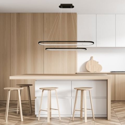 Sarkıt Led Avize Double Oval Pro PLA30064 Led Avize