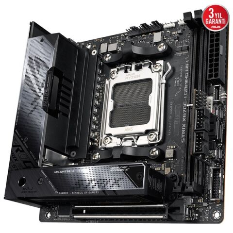 ASUS ROG STRIX X670E-I GAMING WIFI-6E DDR5 HDMI PCIe 16X v5.0 AM5 mITX