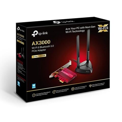 <![CDATA[TP-LINK ARCHER TX3000E AX3000 WIFI-6 Bluetooth 5.0 PCIe Kablosuz Ağ Adaptörü]]>