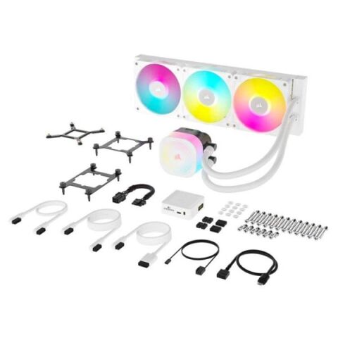 CORSAIR 360MM TITAN 360RX LCD CW-9061021-WW AM5-1851P  RGB SIVI SOĞUTMALI İŞLEMCİ FANI BEYAZ