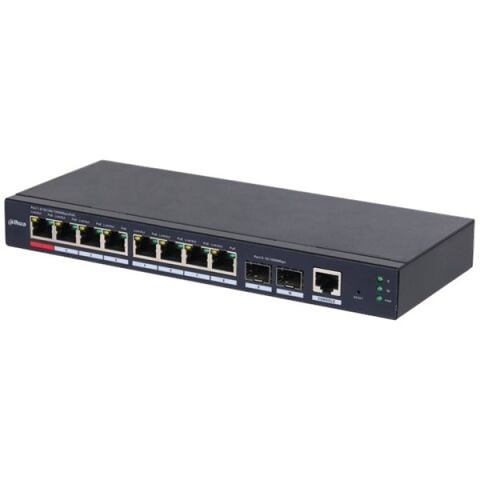 DAHUA 8port S4210-8GT-110 GIGABIT 2-SFP 90w FULL POE YÖNETİLEBİLİR SWITCH