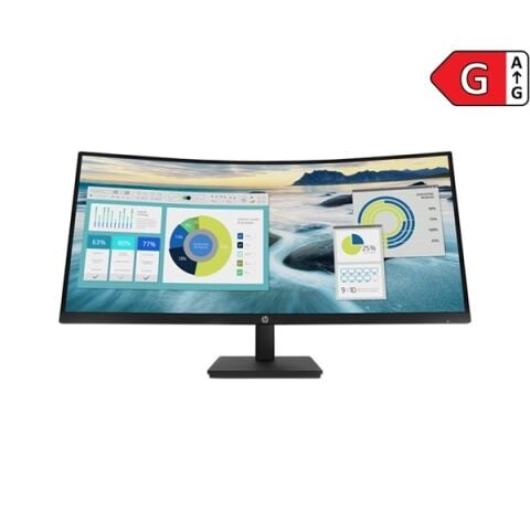 HP 34'' VA P34hc G4 21Y56AA 5MS HDMI-DP USBC MULTIMEDYA KAVISLI MONİTÖR  3440X1440