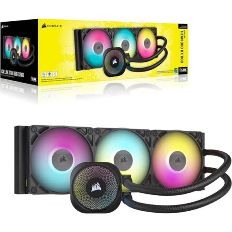 CORSAIR 360MM TITAN 360RX CW-9061018-WW AM5-1851P RGB SIVI SOĞUTMALI İŞLEMCİ FANI
