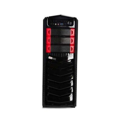Redrock G901br Game Psu'suz 1X12cm Fan Mıdı Tower Pencereli 1Xusb2.0/1Xusb3.0 1Xaudıo Siyah Kırmızı Kasa