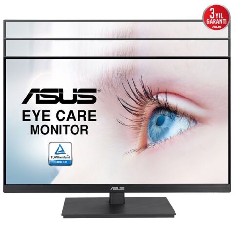 ASUS 23.8'' IPS VA24EQSB 5MS 75Hz HDMI-DP Pivot Kurumsal Monitör (1920 X 1080)
