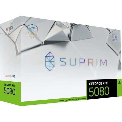 MSI RTX5080 16GB SUPRIM SOC GDDR7 256BİT HDMI DP PCIe 5.0