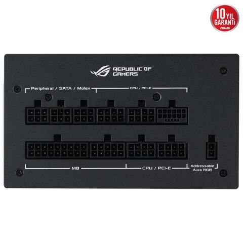 ASUS 1000W 80+ GOLD ROG STRIX 1000G AURA PCIe5.0 Tam Modüler Power Supply