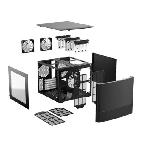FRACTAL DESIGN NODE 804 FD-CA-NODE-804-BL-W STANDART MINI ITX PC KASASI