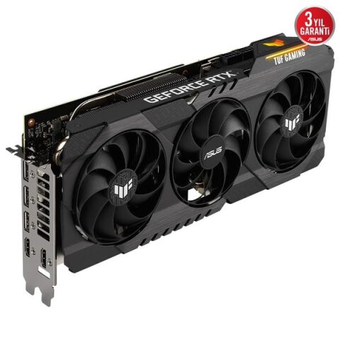 ASUS RTX3060TI 8GB TUF RTX3060TI-8GD6X GAMING GDDR6X 256bit HDMI DP PCIe 16X v4.0