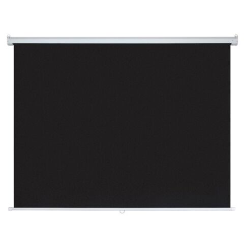 Xblack XGE-240 240x200 cm Cam Tozlu Motorlu Elektrikli Uzaktan Kumandalı Projeksiyon Perdesi (Arkası Siyah Fonlu)
