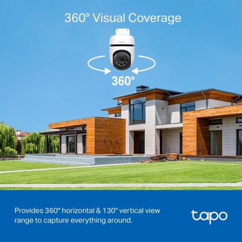 TP-LINK COMPACT Tapo TC41 (C510W) IP Güvenlik Kamerası
