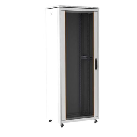 AGER 36U 600x600mm Dikili Tip Beyaz Kabinet Vega Cam Kapak