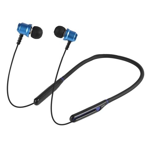<![CDATA[Asonic AS-XBK65 Siyah/Mavi Boyun Askılı Mıknatıslı Bluetooth  TF Kart Spor Kulak içi Kulaklık]]>