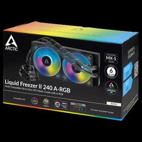 ARCTIC 240MM LIQUID FREEZER II AR-ACFRE00093A RGB AM4-1200P SIVI SOĞUTMALI İŞLEMCİ FANI