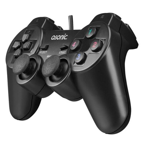 Asonic AS-A35 USB/PC/PS3 1.8M Kablolu Titreşimli Joystick