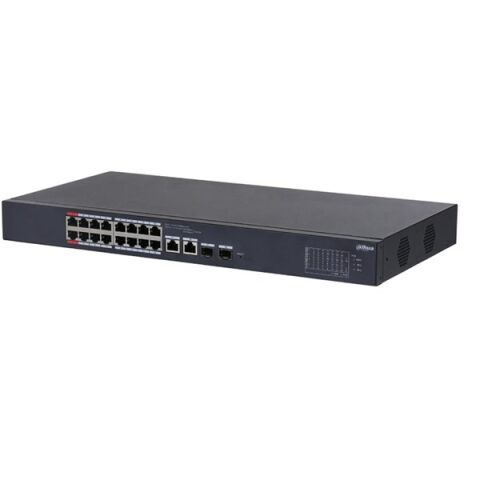 DAHUA 16port 135w FULL PoE CS4218-16ET-135 GIGABIT Yönetilebilir Switch