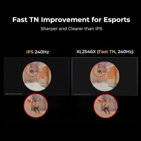 BENQ 24.5'' TN ZOWIE XL2546X HDMI-DP 240HZ GAMING MONİTÖR 1920X1080