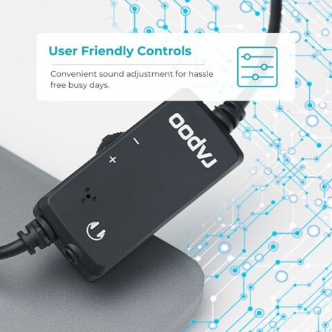 RAPOO H120 Stereo Kablosuz Mikrofonlu Kulaklık