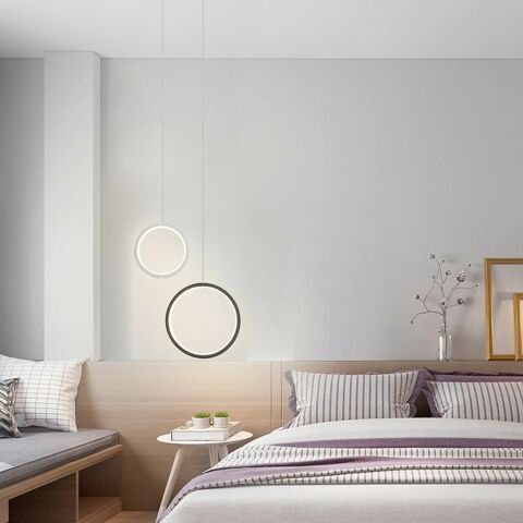 Sarkıt Led Avize Double Circle PLA32023 Led Avize