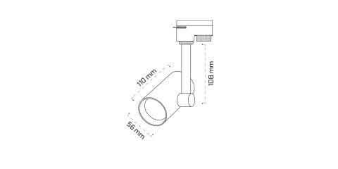 Goya Gy 3633 14W LED Ray Spot Armatür