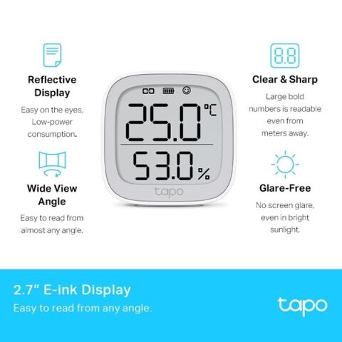 <![CDATA[TP-LINK Tapo T315 Akıllı Sıcaklık ve Nem Sensörü]]>