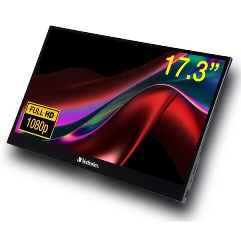 VERBATIM 17.3'' IPS DOKUNMATIK PMT-17 6MS HDMI USBC TAŞINABİLİR MONİTÖR 1920X1080