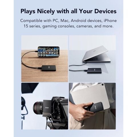 LEXAR 2TB SL500 LSL500X002T-RNBNU USB 3.2 SSD HARİCİ DİSK