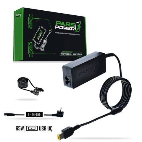 <![CDATA[PARS POWER PRS-043 65W 20V 3.25A- (USB) Siyah ADAPTÖR]]>