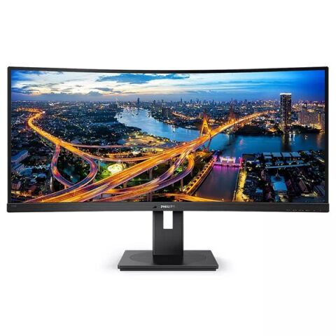PHILIPS 34'' VA 346B1C/00 4MS 100hz HDMI-DP-TYPE-C Kavisli EV Ofis Tipi Monitör (3440 X 1440)